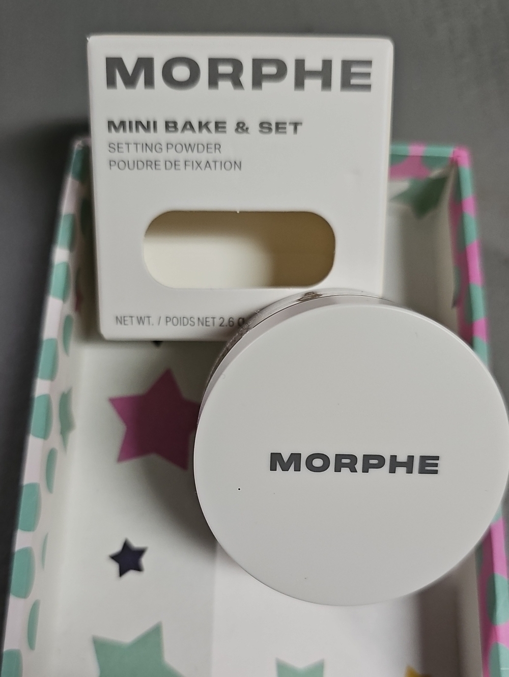 MORPHE Mini Bake & Set Setting Powder 16-Hour Staying Powder 2.6g/0.09oz. NIB